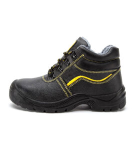 MKsafety® - MK0301 - Black leather steel toe boots-3