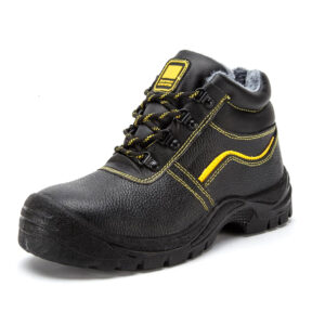 MKsafety® - MK0301 - Black leather steel toe boots