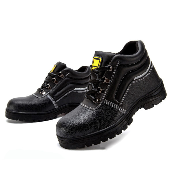 MKsafety® - MK0328 - Black oil acid resistant sole safety boots ...