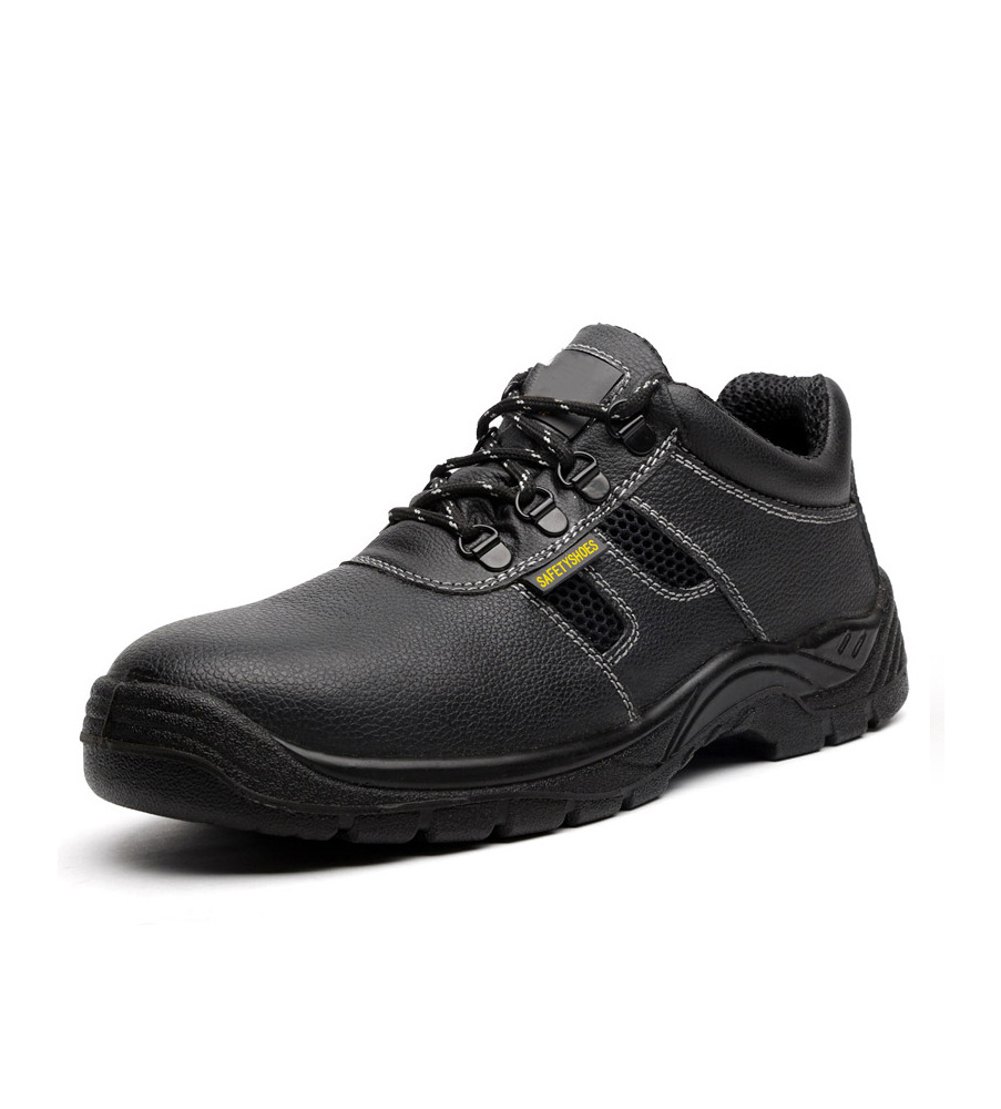 MKsafety® - MK0106 - Men's black steel toe low cut safety shoes ...