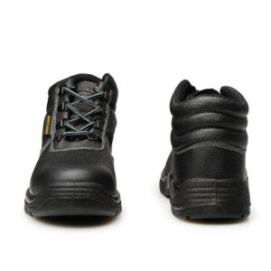MKsafety® - MK0302 - Black steel cap oil proof work boots-3