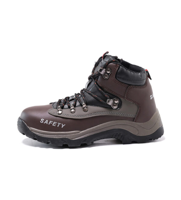 MKsafety® - MK0317 - Leather steel toe puncture-proof industrial safety shoes-5