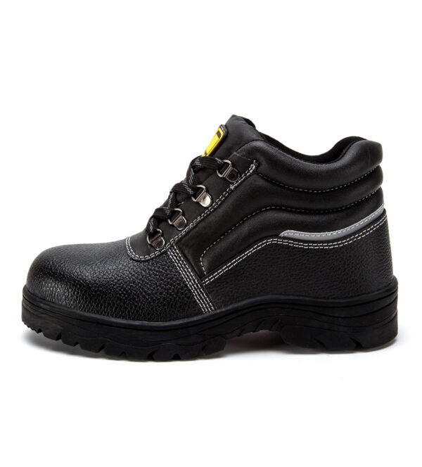 MKsafety® - MK0328 - Black oil acid resistant sole safety shoes-3