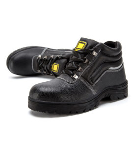 MKsafety® - MK0328 - Black oil acid resistant sole safety shoes-1