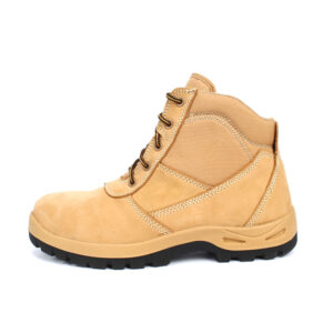 MKsafety® - MK0332 - Men's first layer nubuck leather steel toe safety shoes