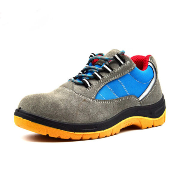 MKsafety® - MK0193 - Fashion and stylish leather steel toe tennis shoes