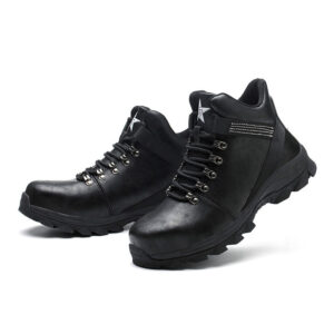 Best-selling grained cowhide industrial safety boots-2