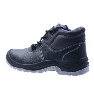 MKsafety® - MK0385 - Basic waterproof anti smash black lace up work boots-1