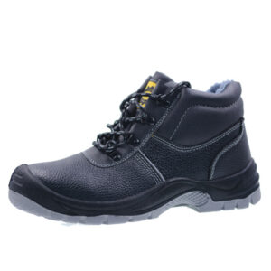 MKsafety® - MK0385 - Basic waterproof anti smash black lace up work boots