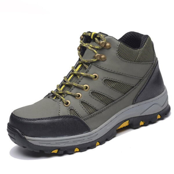 MKsafety® - MK0394- Breathable mesh vamp steel toe leather work shoes-3