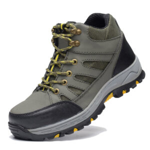 MKsafety® - MK0394- Breathable mesh vamp steel toe leather work shoes-4