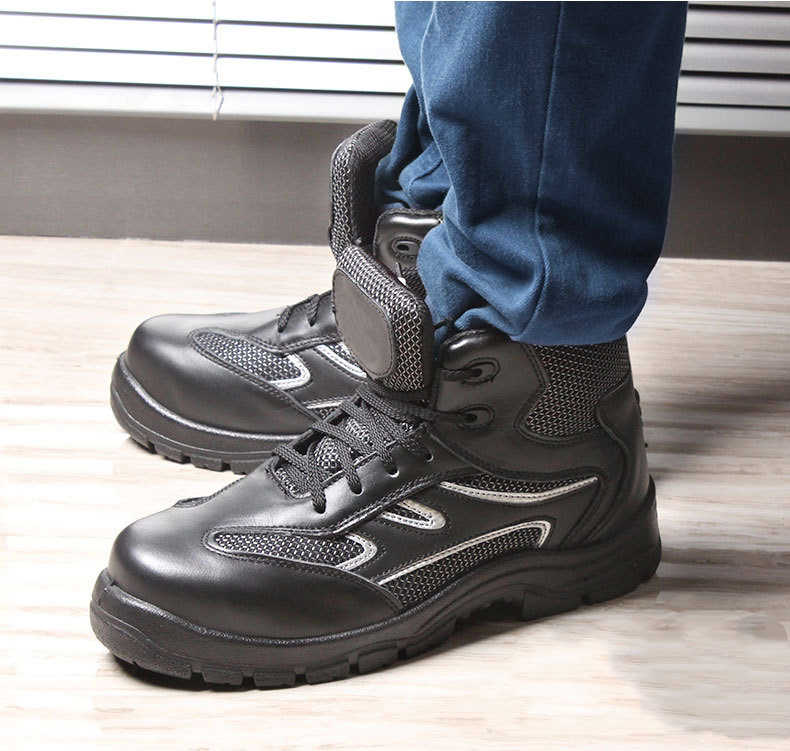 MKsafety® - MK0396- Breathable and polishable leather work boots for workers-details