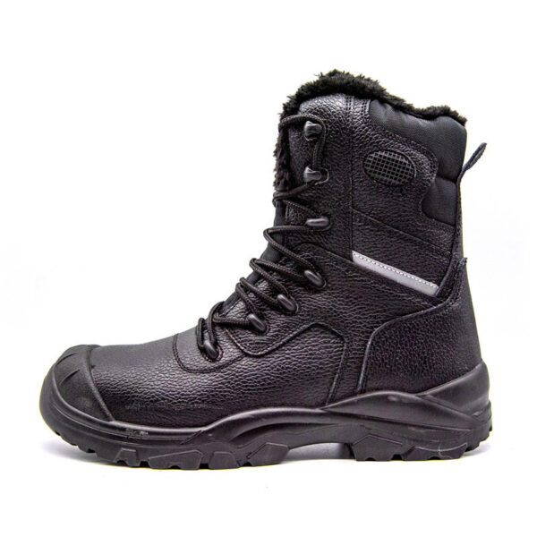 MKsafety® - MK0596- Comprehensive protection black steel toe military boots-1