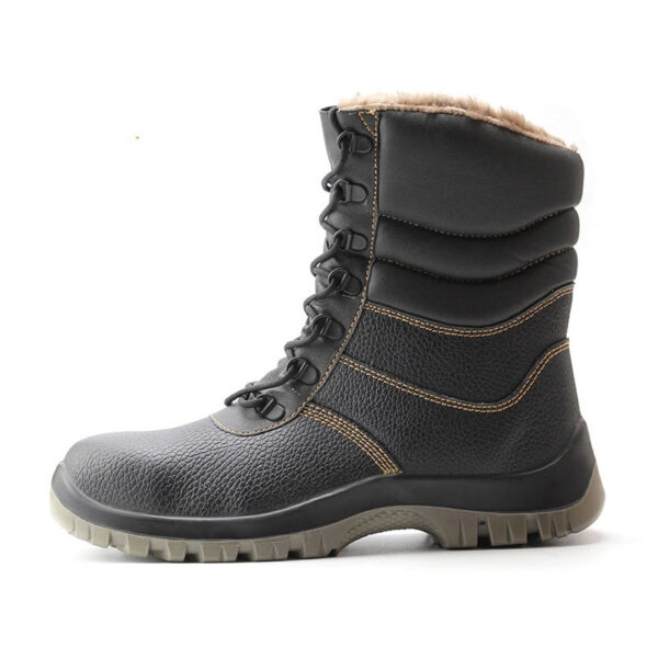 MKsafety® - MK0599- Cold-resistant frost-resistant cotton wool lining military style safety boots-1