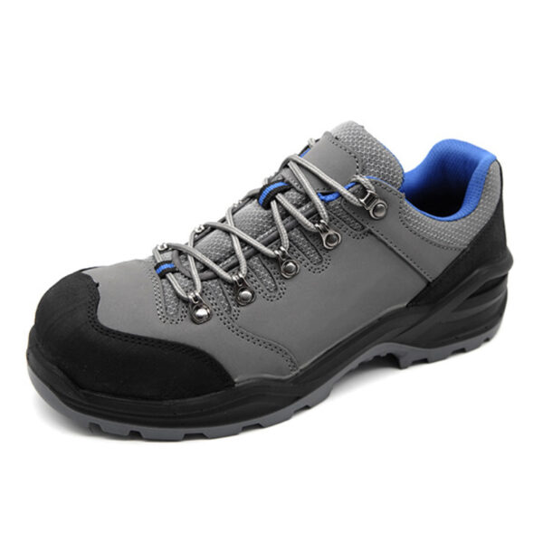 MKsafety® - MK0145 - Grey water proof breathable genuine leather safety shoes