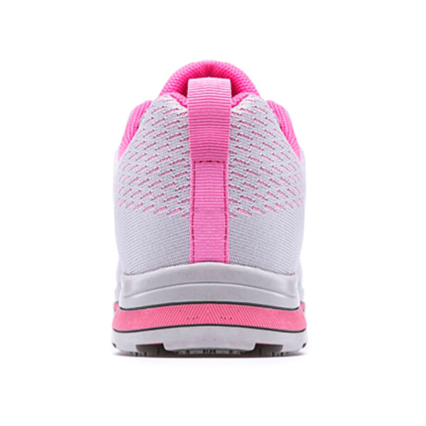 MKsafety® - MK1044- Pink good looking anti slip ladies steel toe cap trainers-4