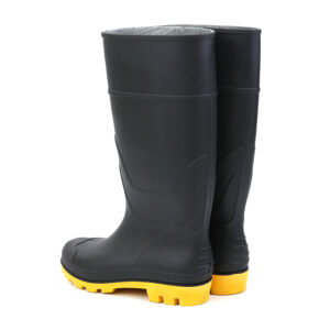 MKsafety® - MK0807 - Black SRC grade oil proof safety toe rain boots-1