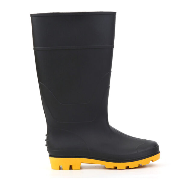 MKsafety® - MK0807 - Black SRC grade oil proof safety toe rain boots-3