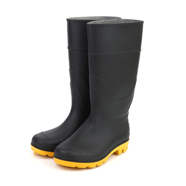 MKsafety® - MK0807 - Black SRC grade oil proof safety toe rain boots