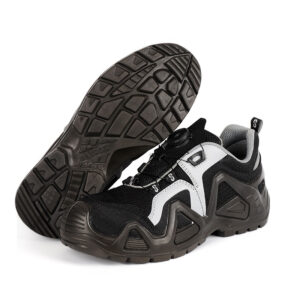 MKsafety® - MK1401- Breathable black automatic shoelace BOA safety shoes-2