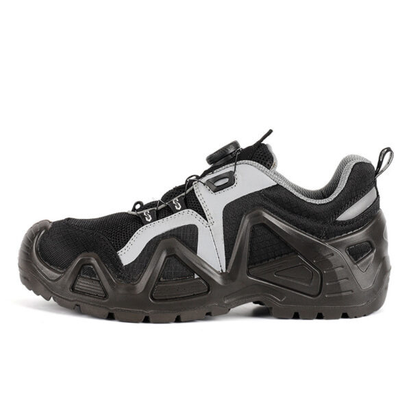 MKsafety® - MK1401- Breathable black automatic shoelace BOA safety shoes-4