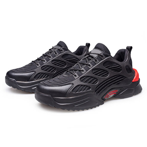 MKsafety® - MK1130 - Black technology breathable sports sneakers safety shoes