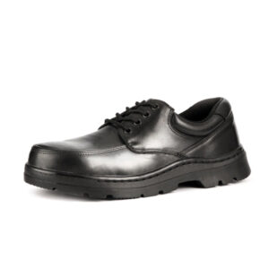 PSF Executive S75SM S1P SRC Steel Toe & Midsole Black Oxford Brogue Safety Shoes 