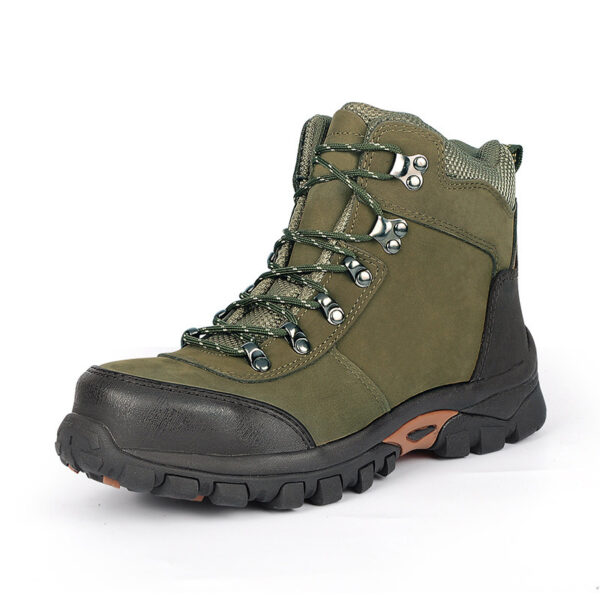 MKsafety® - MK0438 - Mid cut comfortable leather work boots for hiking
