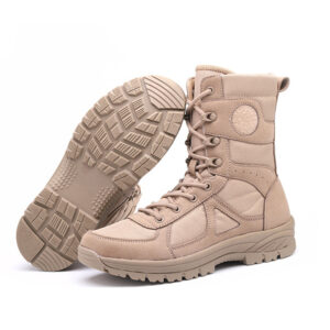 MKsafety® - MK0550 - High cut desert color steel toe cap combat boots-1