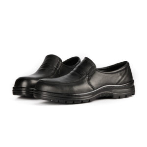 MKsafety® - MK0901 - Black non lace one-step executive safety shoes-2