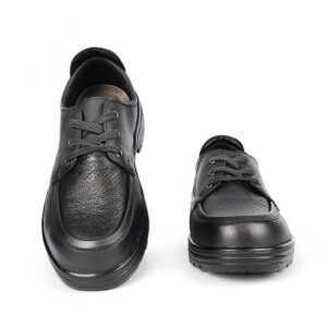MKsafety® - MK0903 - Black vent holes breathable executive steel toe cap shoes-2