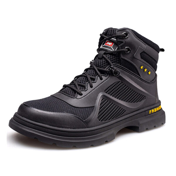 MKsafety® - MK1131 - Black high-value fashion steel toe shoes