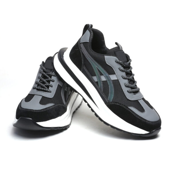 MKsafety® - MK1133 - Soft shock absorption steel toe fashion sneakers-2