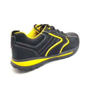 MKsafety® - MK0155 - Black waterproof steel plate genuine leather safety shoes-1