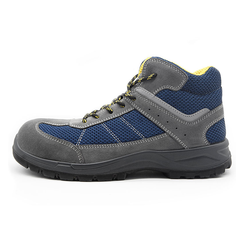 MKsafety® - MK0220 - Breathable mesh and leather good work shoes for construction-1