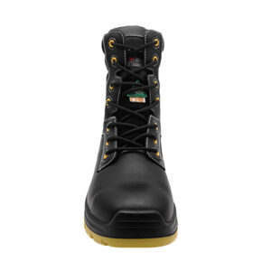 MKsafety® - MK0512 - High top steel toe cap leather black military boots-2