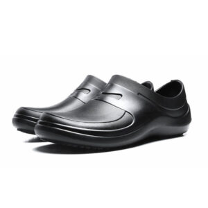 MKsafety® - MK1302 - Light comfortable black non slip shoes for food industry-3