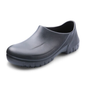 MKsafety® - MK1303 - Black and white high quality soft slip on kitchen shoes