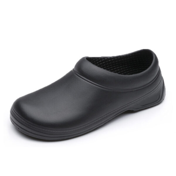 MKsafety® - MK1304 - Black ankle protection anti slip chef work shoes