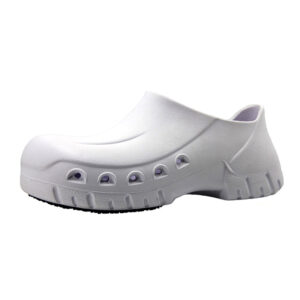 MKsafety® - MK1305 - White/Black EVA upper non slip food industry work shoes-1