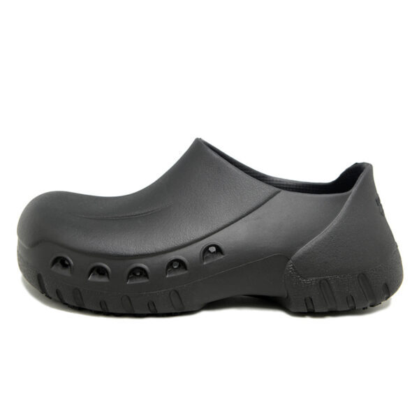 MKsafety® - MK1305 - White/Black EVA upper non slip food industry work shoes-3