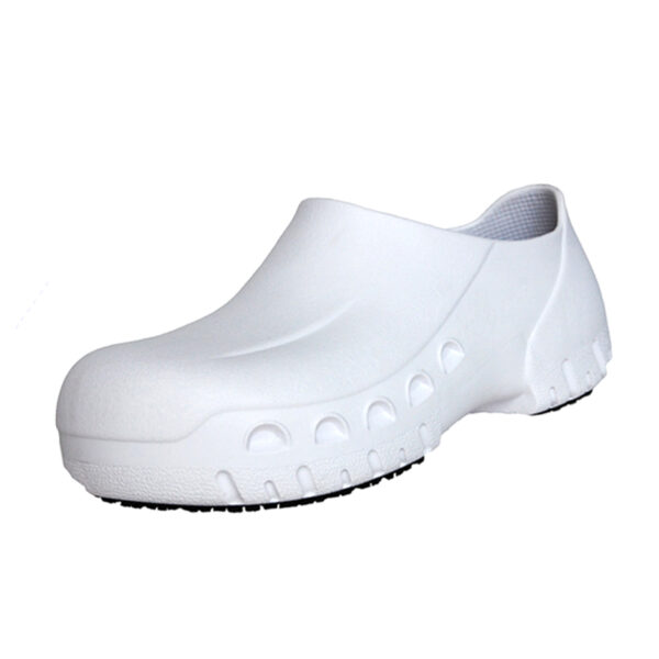 MKsafety® - MK1305 - White/Black EVA upper non slip food industry work shoes-5