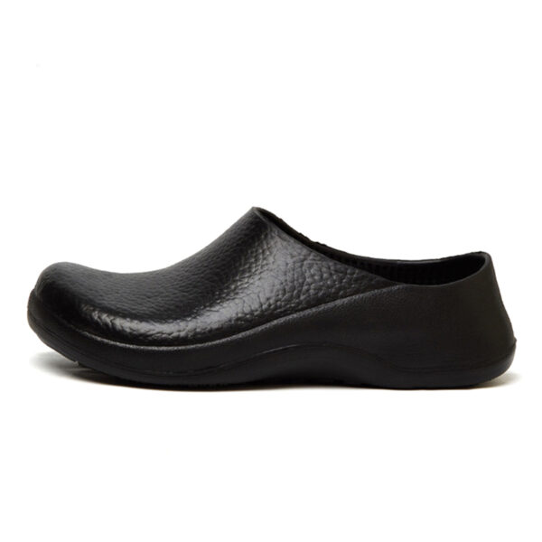 MKsafety® - MK1333 - Black oil proof safety men's chef shoes-1
