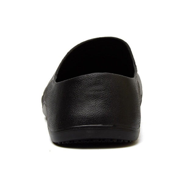 MKsafety® - MK1333 - Black oil proof safety men's chef shoes-4