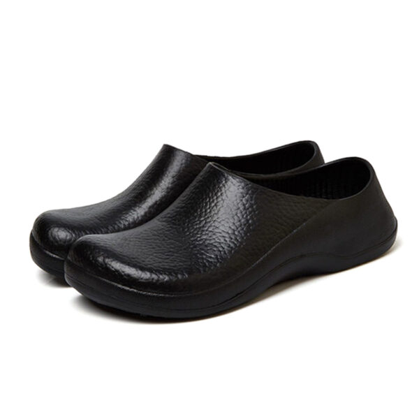 MKsafety® - MK1333 - Black oil proof safety men's chef shoes
