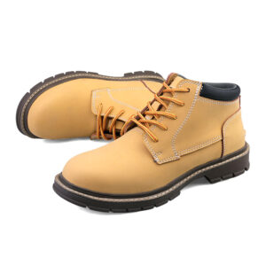 MKsafety® - MK0324 - Brown steel toe cap leather martin safety boots-2