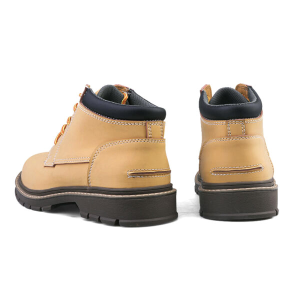 MKsafety® - MK0324 - Brown steel toe cap leather martin safety boots-4