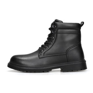 MKsafety® - MK0340 - Black waterproof classic leather martin work boots-1