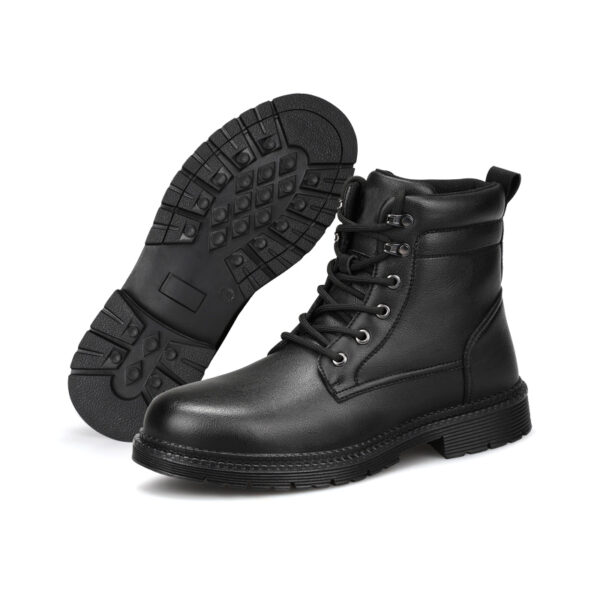 MKsafety® - MK0340 - Black waterproof classic leather martin work boots-2
