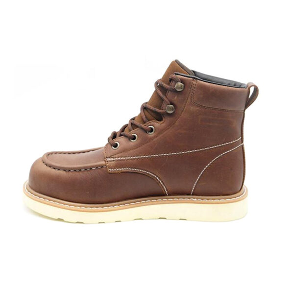 MKsafety® - MK0342 - Brown anti slip SRC S3 goodyear men's work boots-1